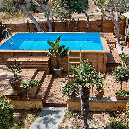 הוילה מסטיכרי Selana House With Outdoor Pool מראה חיצוני תמונה