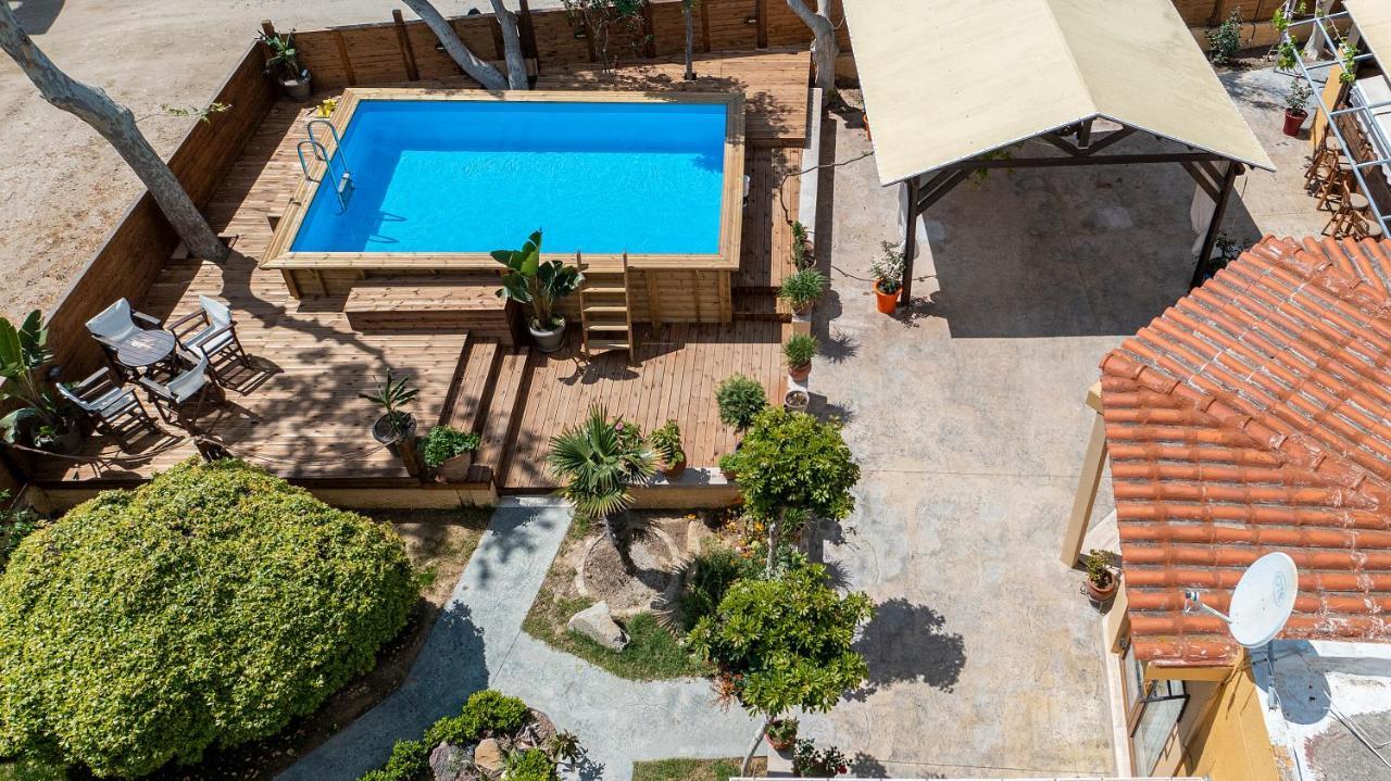 הוילה מסטיכרי Selana House With Outdoor Pool מראה חיצוני תמונה