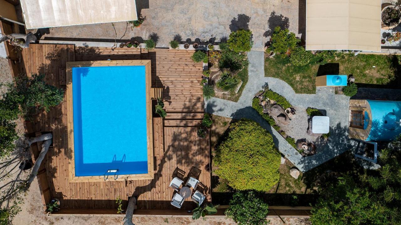 הוילה מסטיכרי Selana House With Outdoor Pool מראה חיצוני תמונה
